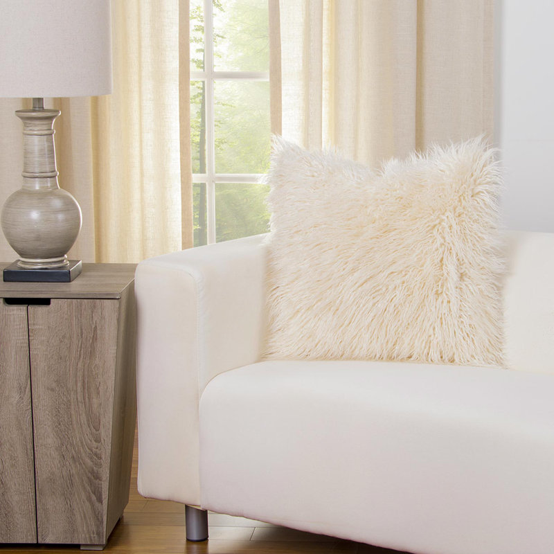 Llama Animal Print Reversible Throw Pillow, 20" x 20"