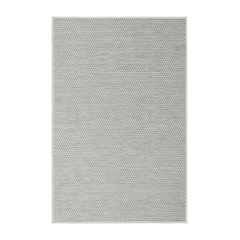 Tapis gris zone contemporaine, Rectangle 5 pi x 7 pi