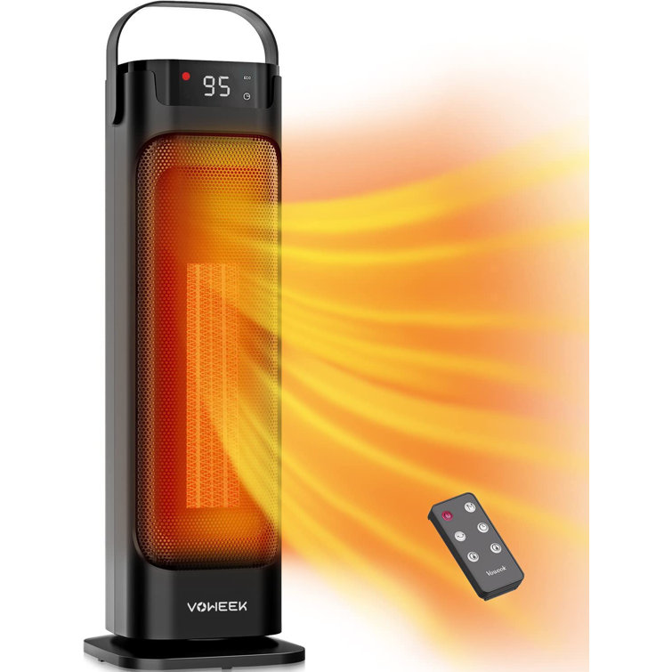 LUXESIT 1500 Watt Watt Electric High Efficiency Tower Space Heater , Remote  Included | Wayfair