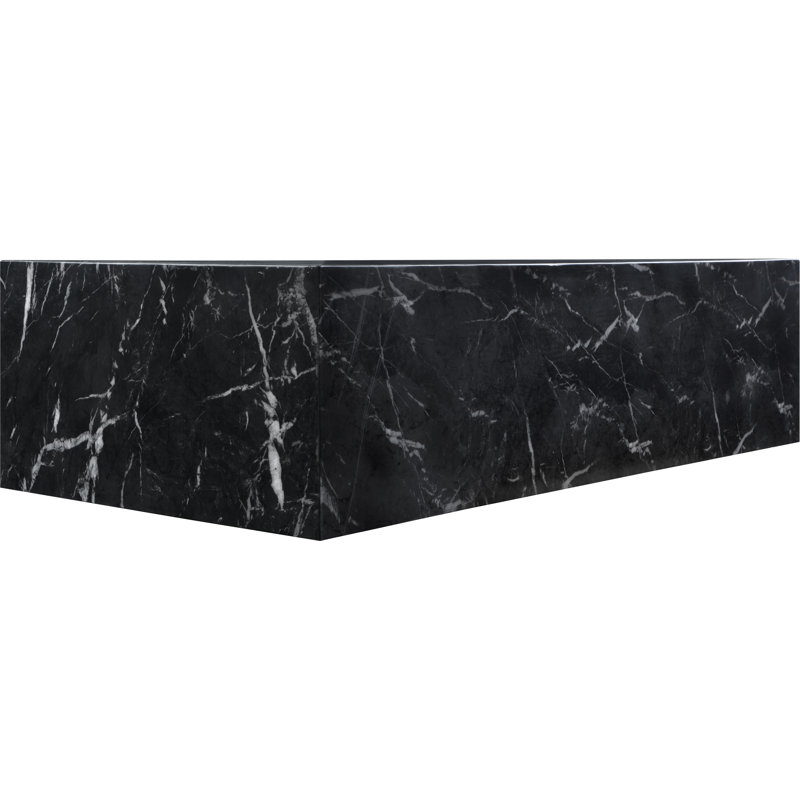 Piazza Rectangular Coffee Table, Black