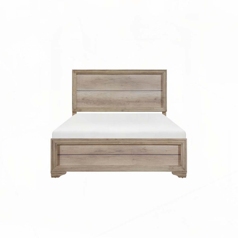 Panel Low-profile Bed, Twin