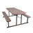 Heavy-Duty Folding Picnic Table -99315936