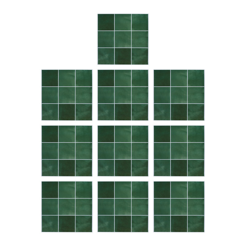 30cm x 30cm Wallpaper Tile, Green