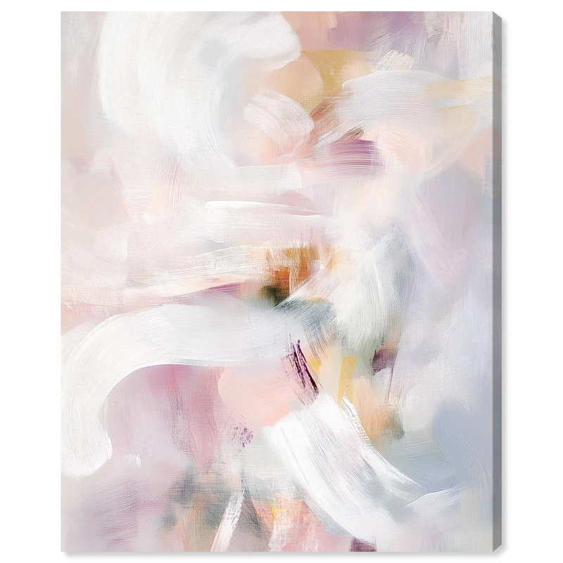 «Soft Swirls I», reproduction d'art sur toile par Art Remedy, H 24 po x l 20 po, Gallery Wrapped
