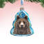 Grizzly Bear Keepsake Glass Ornament