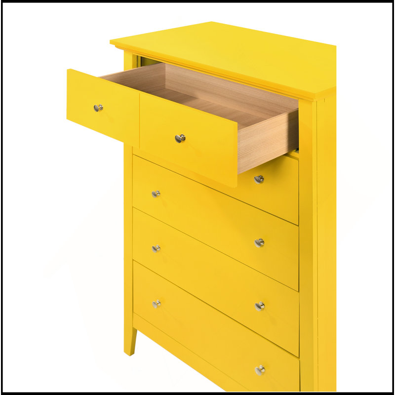 Commode Hammond, jaune, Jaune