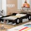 Lit plateforme avec roulettes Race-1384988678