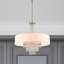 Lustre tambour spectaculaire et unique à 5 lumières Claudelle