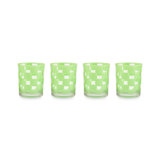 Blue Check Acrylic Tumblers