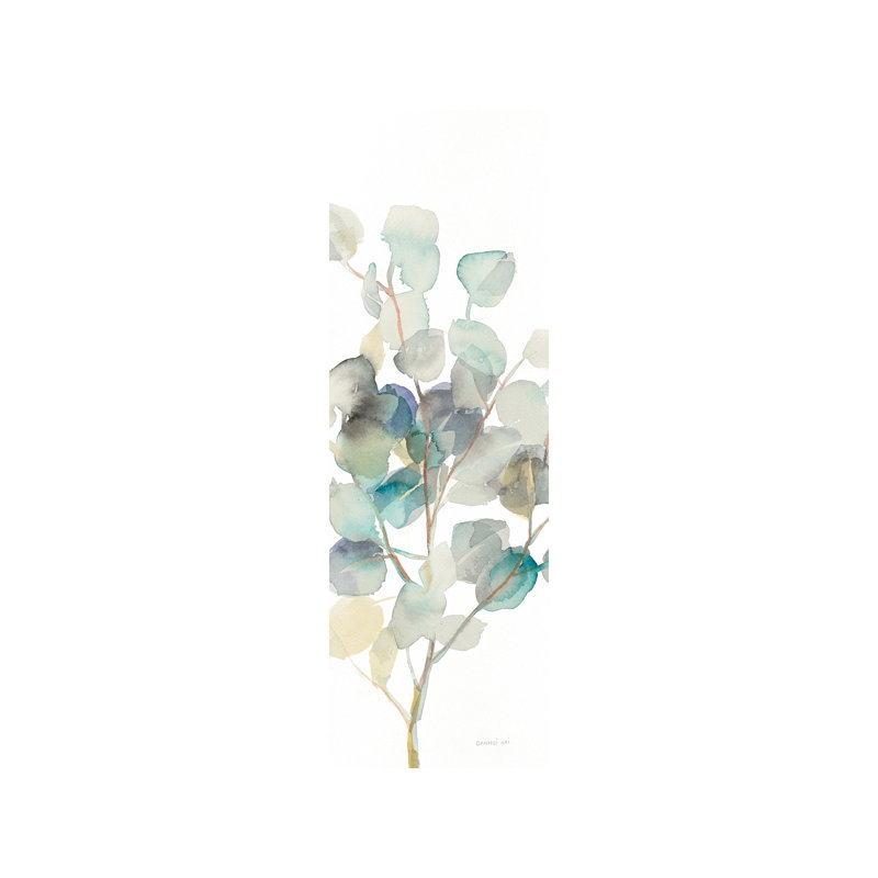 Eucalyptus On III by Danhui Nai - Wrapped Canvas Panoramic Print, 30.48 cm H x 91.44 cm W x 1.91 cm D