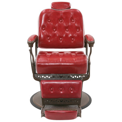 Fauteuil de coiffeur inclinable de 25,2 po de large Ezias