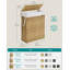 Wood Laundry Hamper with Handles-1166762641
