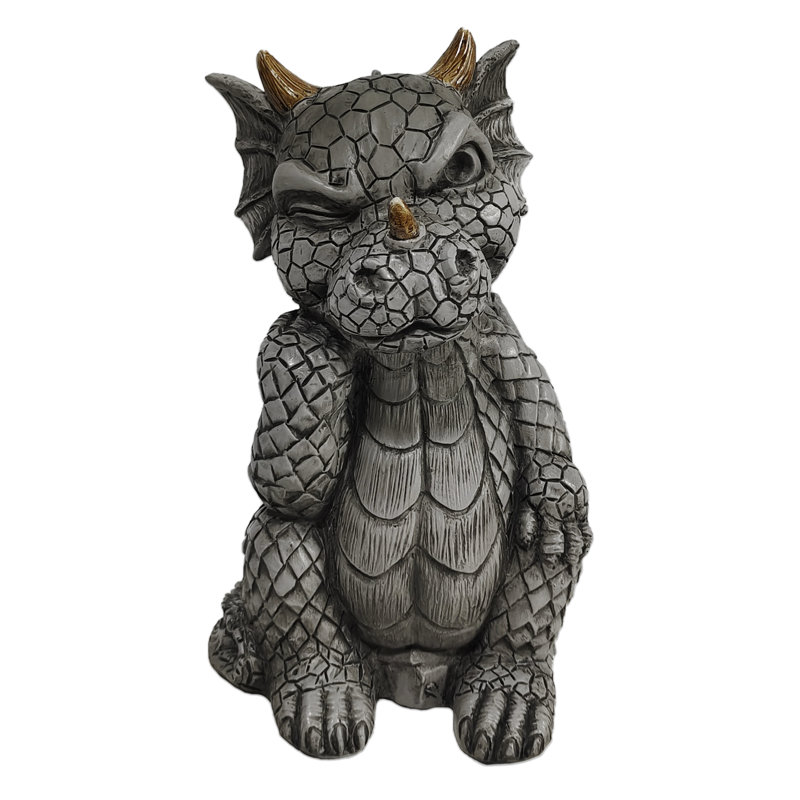 Statue de dragon grincheux Gramps