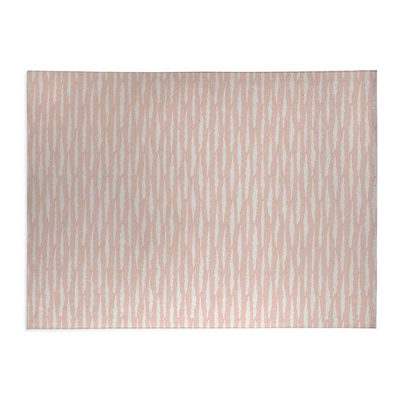 Tapis de bureau léger Scar Play, L 6 pi x L 4 pi, Rose