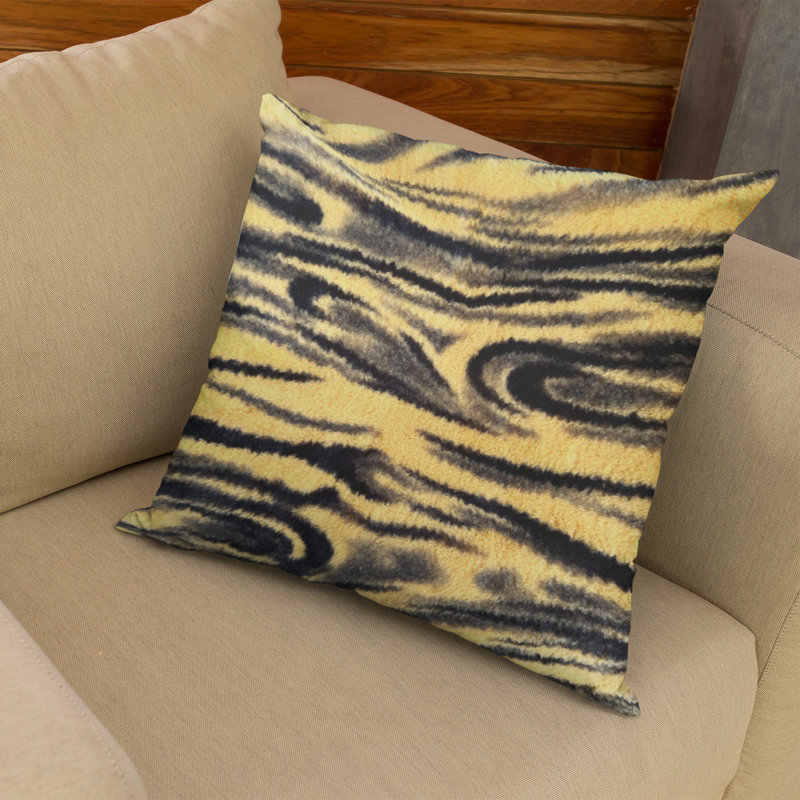 Coussin décoratif en polyester / mélange de polyester, 20 po x 20 po