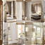 Miroir pleine longueur, miroir de plancher 76 po x 34 po avec support, miroirs suspendus pour chambre à coucher, salon, vestiaire, salle à manger, noir, rectangle-1187844052-1187844051