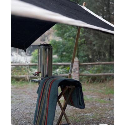 Tarps Heavy Duty Waterproof 16.4X12 Ft, Made From Yak Hair. High Sun Resistance, Multipurpose Cover With Wooden Pole, Reinforced Edges, Double-Layered For Water Protection.