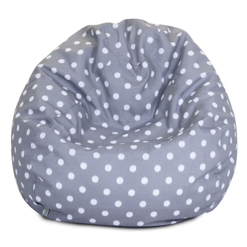Aalin Bean Bag Chair & Lounger, 25" H x 36" W x 36" D, Gray