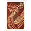 Tapis doux en peluche à motif de blocs d'inspiration mondiale Churchton - brun clair-217803832
