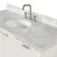 Meuble-lavabo simple 54 po en bois massif avec comptoir en marbre de Carrare blanc 1,5 po-120450966-120450960-120450962
