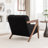 Bula Solid Wood Upholstered Armchair-1918557566