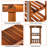 Costway 4 Pair Stackable Shoe Rack