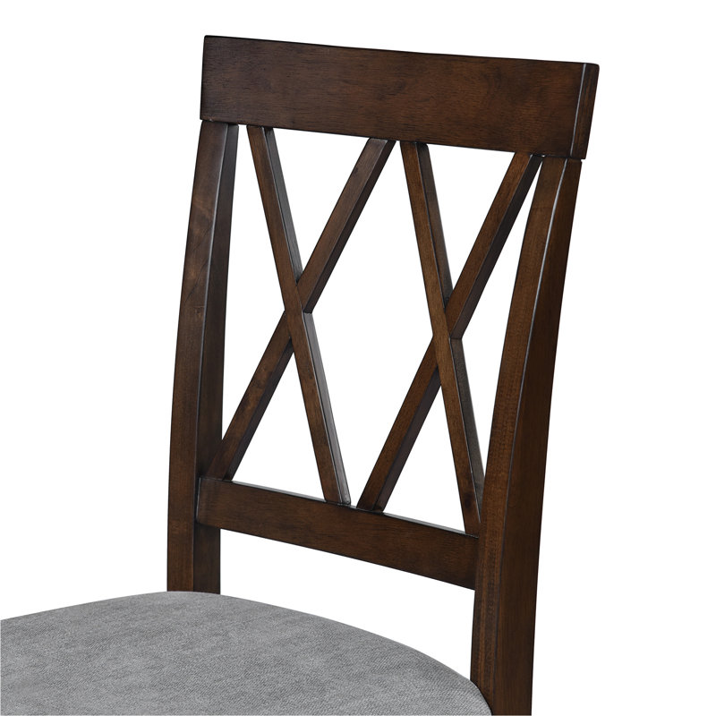 Chaises de salle à manger 4 pièces, Brun, 4, Brun
