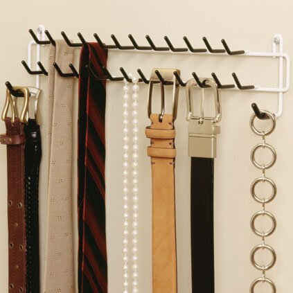 Closetmaid 27 Hook Tie and Belt Wall Mounted Coat Rack & Reviews