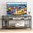 58" TV Stand for TVs up to 65", Entertainment Center with 3-Tier Open Shelves & Metal Frame-296660726