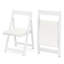 49cm H Folding Side Chair in White