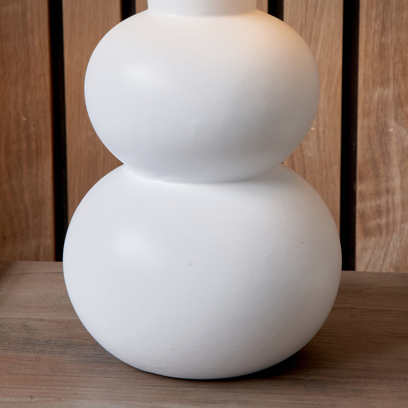 Rivoli Ceramic Table Lamp, Matt Black 