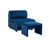 Velours bleu marine est en rupture de stock