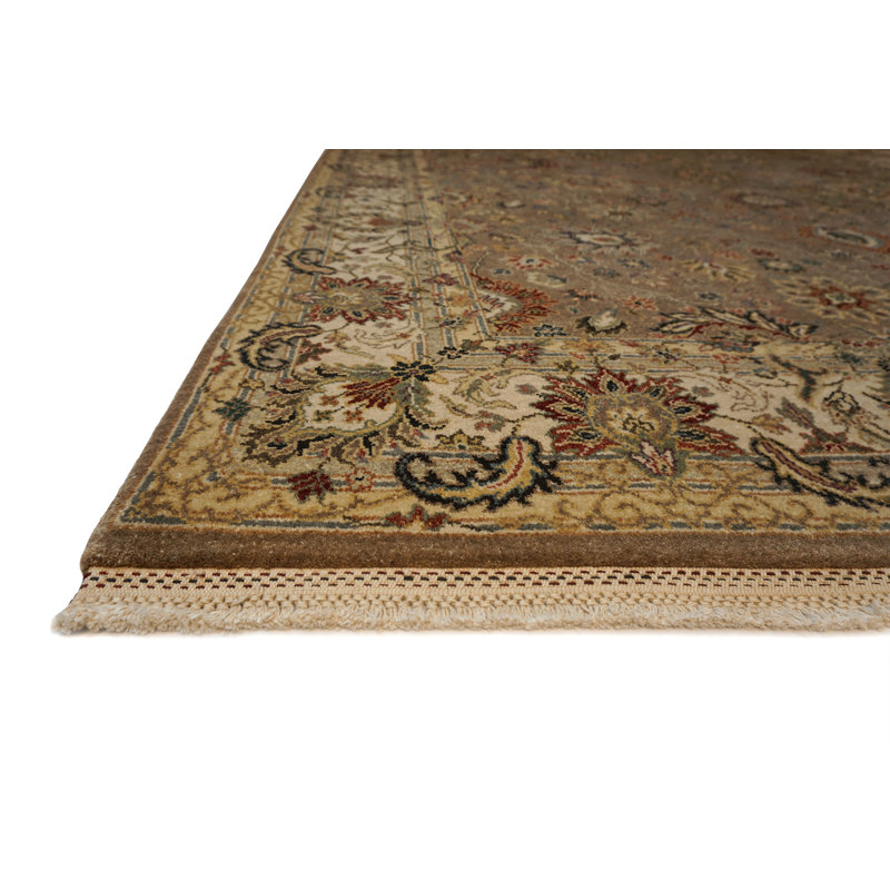 Cote D’Azure Hand Knotted Wool Area Rug, Rectangle 6' x 9'