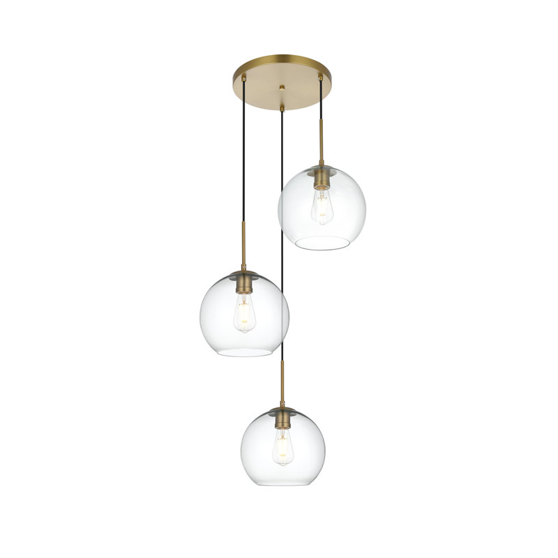 Trey Marvin , H 10 po x l 20 po x P 20 po, Trois lumières