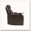 Fauteuil inclinable électrique en faux cuir avec port de charge USB, rangement pour bras cachés et 2 porte-gobelets pratiques-1905471693