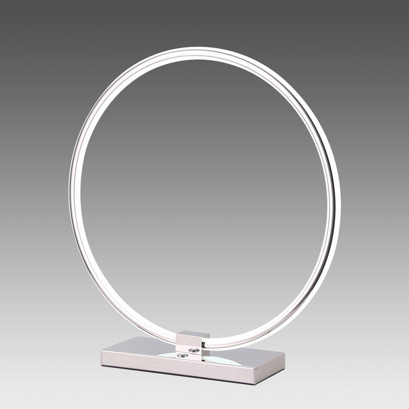 Lampe de fantaisie en métal Kieshawn, Nickel
