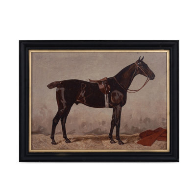 English Riding Horses Framed Print