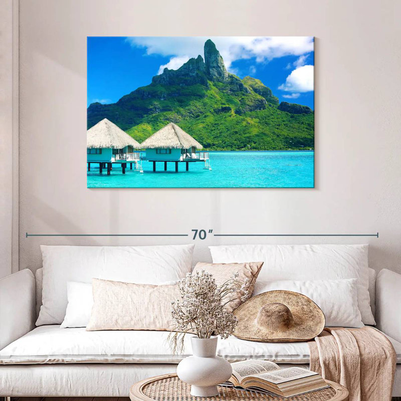 Gillard Tahiti Gillard Scène, H 30 po x l 45 po