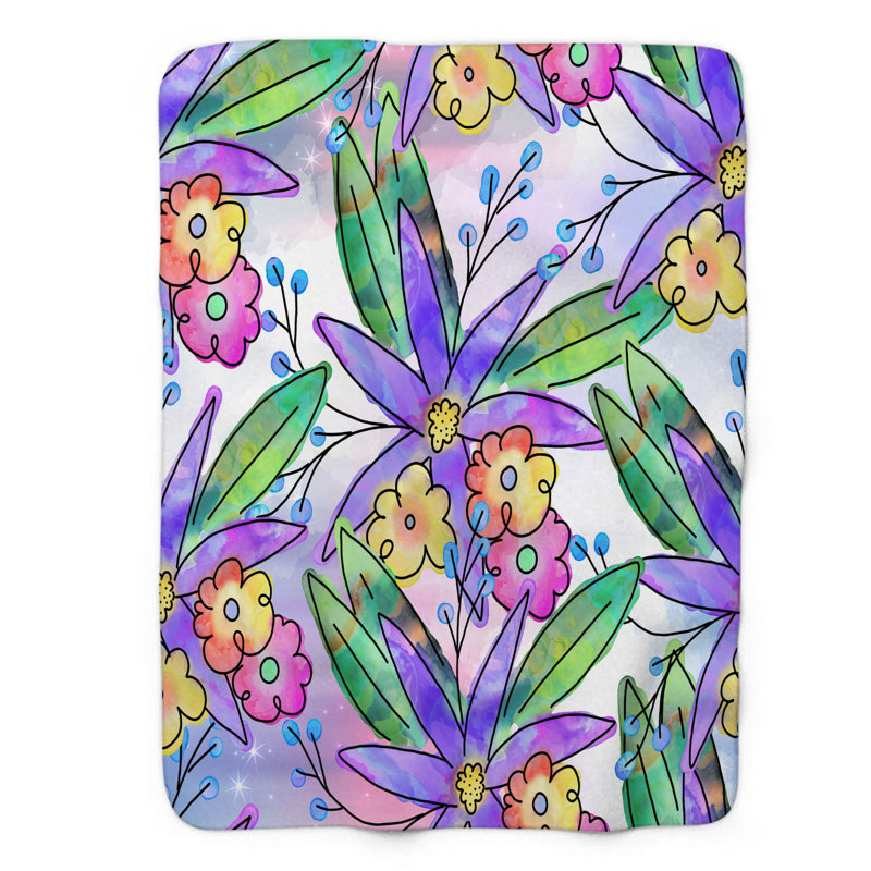 Machine Woven Throw Blanket, 60" W x 80" L
