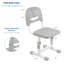 Kids 12.6'' Adjustable Height Desk Or Activity Chair Desk / Activity Chair and Ottoman-97832794