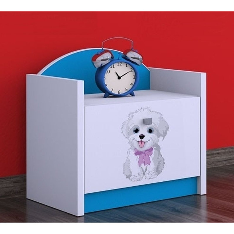 Dion Nightstand, Blue