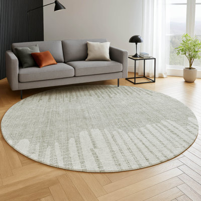 Premium Machine Washable Mayfield AMF2135 Striped Rug