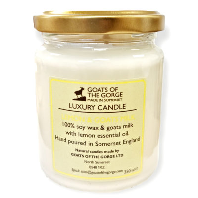 Lemon Scented Jar Candle