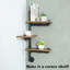 3 Piece Free Form Tiered Shelf
