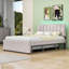 Lit plateforme tapissier classique avec lit gigogne simple Prarthana-1063275875-1063275876