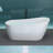63'' x 31'' Freestanding Soaking Acrylic Bathtub