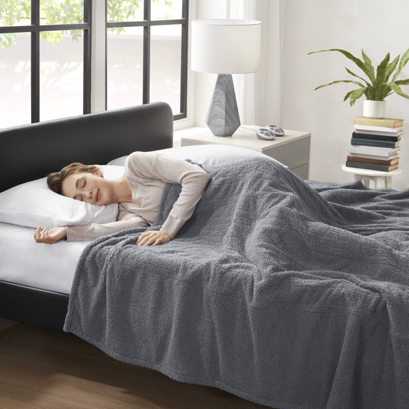 Couverture pour lit simple 10 po Dream, Lit simple, Gris