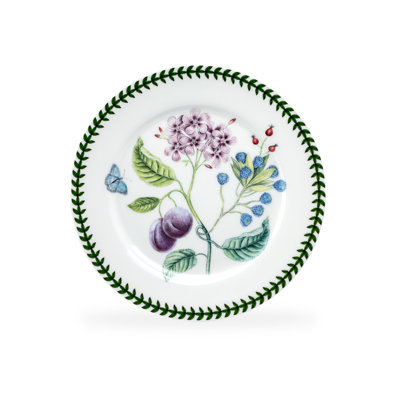 Woodland Botanical Salad/Dessert Plates, Set of 4