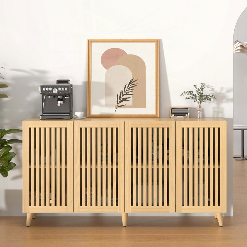 4 Door Buffet Storage Cabinet