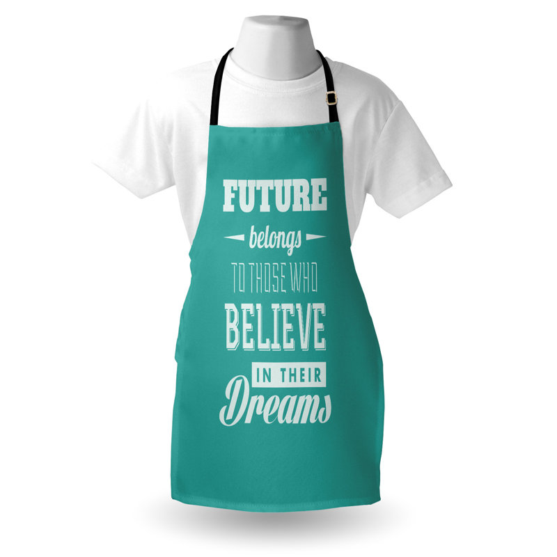 Tablier de préparation et saveur unisexe, conseils de hipster, taille adulte, blanc sarcelle